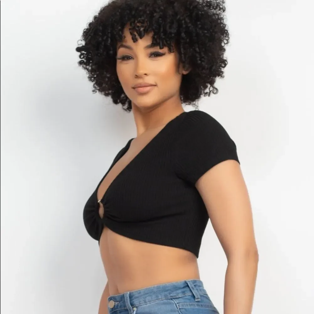 O-Ring Short Sleeve Top - Picture 5 of 5